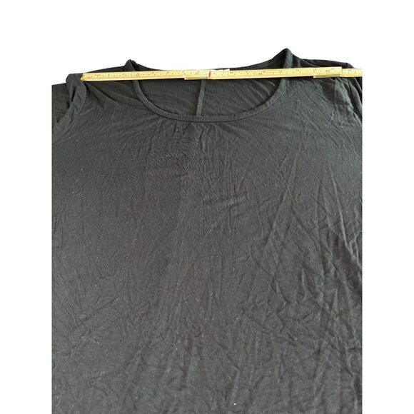 Black Long-Sleeve A-Line Tunic Dress By JollieLovin Plus Size 3X Flowy Fit - Picture 7 of 10